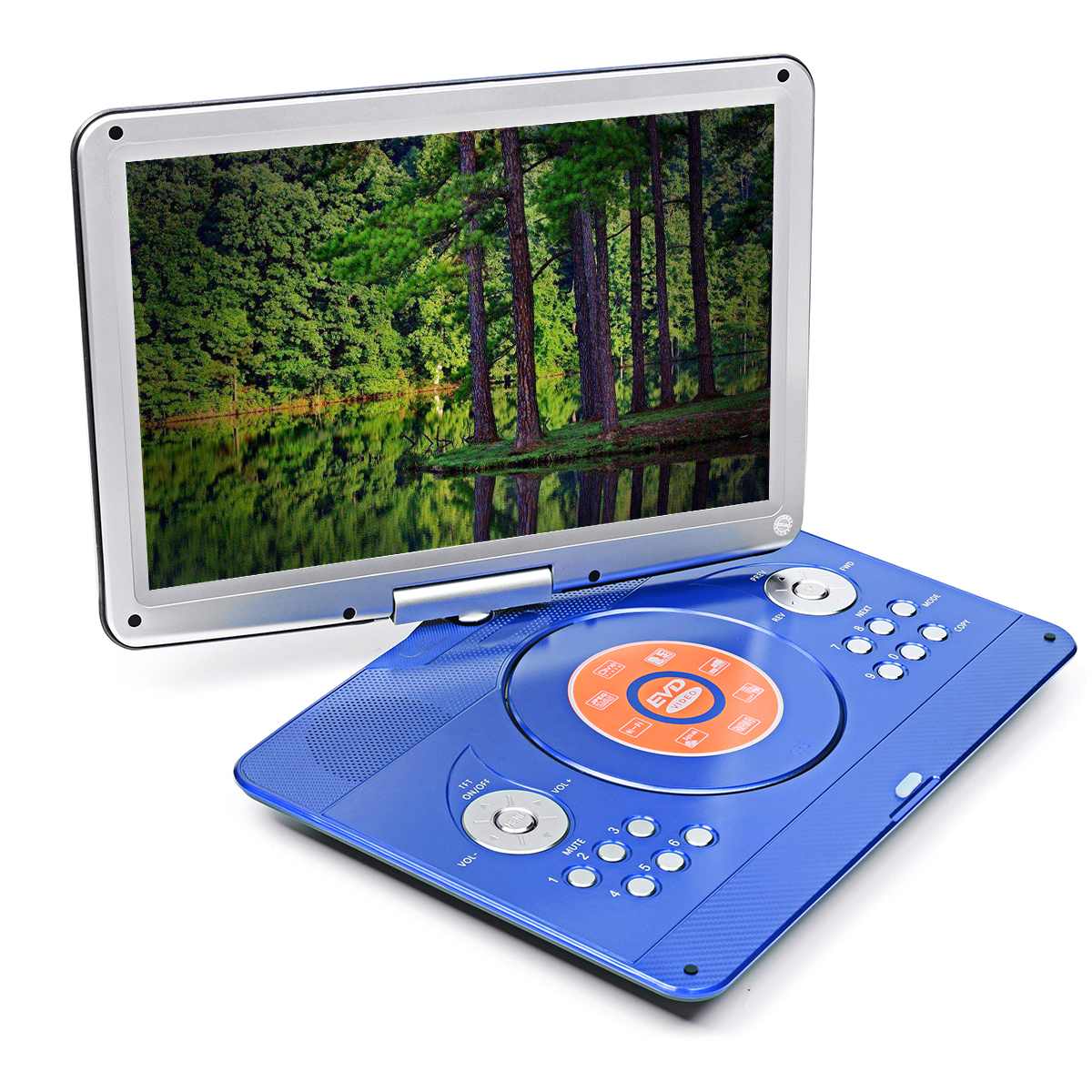 Portable Rotating DVD Player With Screen 14" - Westfield Retailers