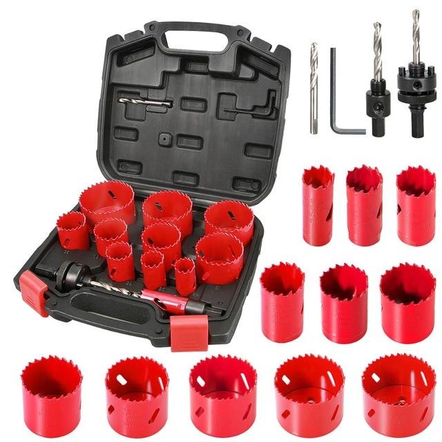 All In One Bi-Metal Hole Dozer Saw Drill Bit Kit 17 pcs - Westfield Retailers