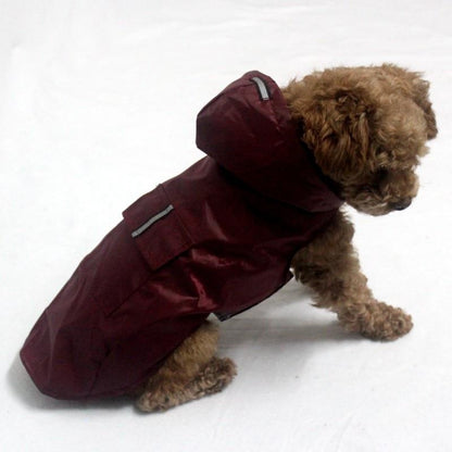 Heavy Duty Dog Raincoat Jacket With Hood - Westfield Retailers