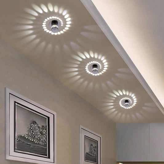 Modern Swirl LED Ceiling Light - Westfield Retailers