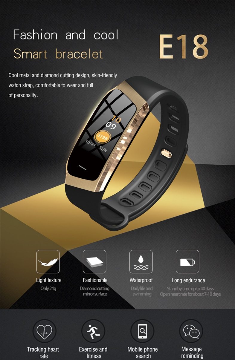 Fitness Band Smart Watch Waterproof Blood Pressure Oxygen Heart Rate Monitor Sport Bracelet - Westfield Retailers