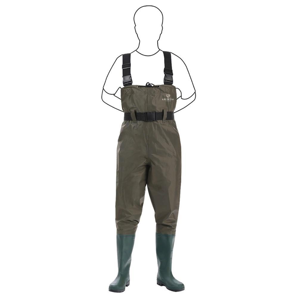 Premium Breathable Mens' Fishing Chest Waders With Boots - Westfield Retailers