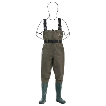 Premium Breathable Mens' Fishing Chest Waders With Boots - Westfield Retailers