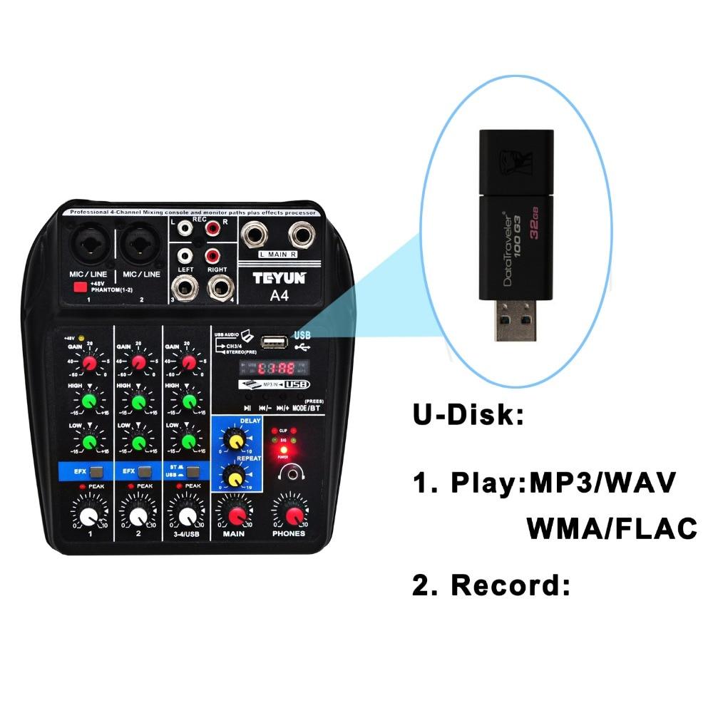 Small Audio Sound Digital Microphone Mixer 48V - Westfield Retailers