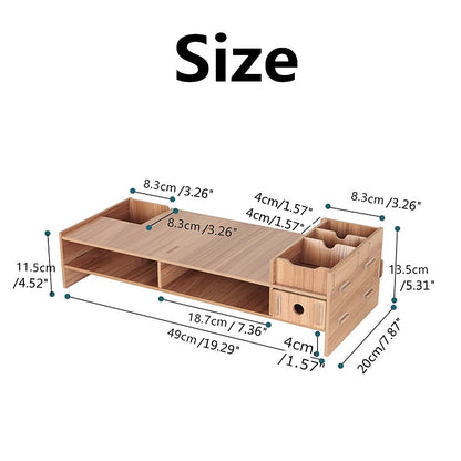 Computer Monitor Riser Mount Stand With Drawer - Westfield Retailers