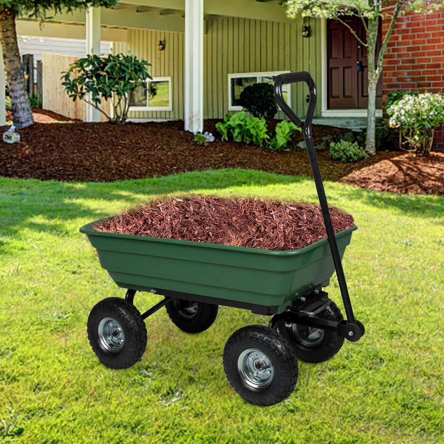 Heavy Duty Garden Utility Wagon Cart 220 Lb - Westfield Retailers