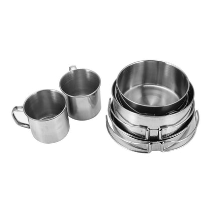 Ultimate Outdoor Camping Kitchen Cooking Dinnerware Set - Westfield Retailers