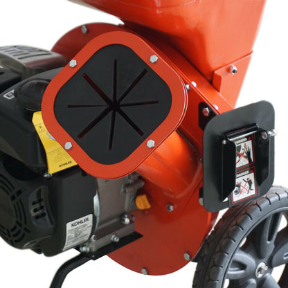 Powerful Gas Powered Tree Wood Chipper Shredder 196cc - Westfield Retailers