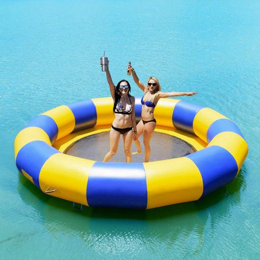 Large Heavy Duty Floating Water Bouncer Trampoline 15' - Westfield Retailers