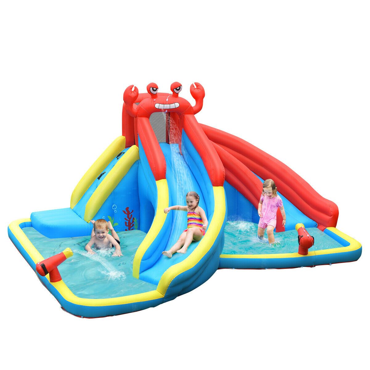 Premium Inflatable Kids Blow Up Pool With Slide - Westfield Retailers