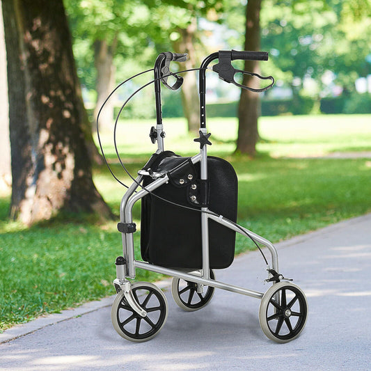 Lightweight Foldable Rolling Senior Walker With Wheels - Westfield Retailers