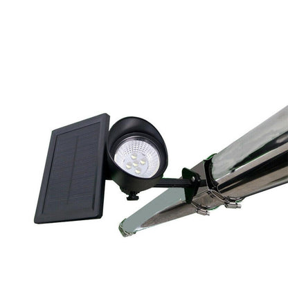 Solar Powered Waterproof LED Flagpole Spotlight - Westfield Retailers