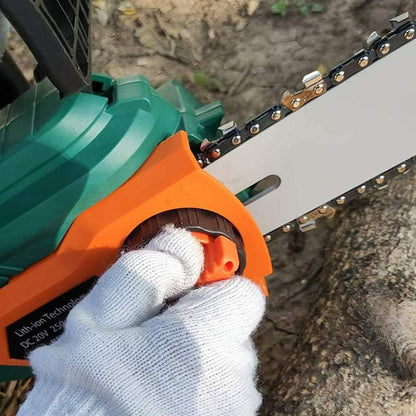 Powerful Handheld Electric Battery Powered Cordless Chainsaw 10 in - Westfield Retailers