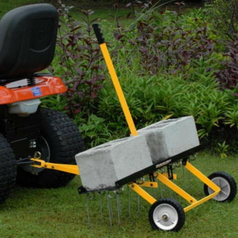 Pull Behind Yard Lawn Grass Dethatcher Machine 42" - Westfield Retailers