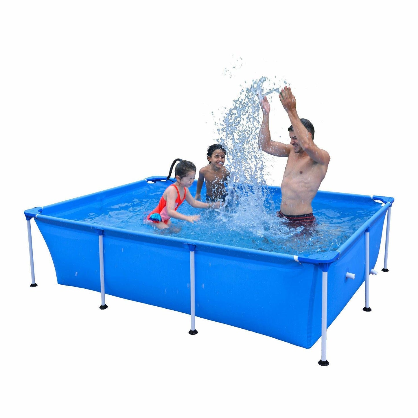 Large Outdoor Above Ground Rectangle Hard Sided Swimming Pool - Westfield Retailers