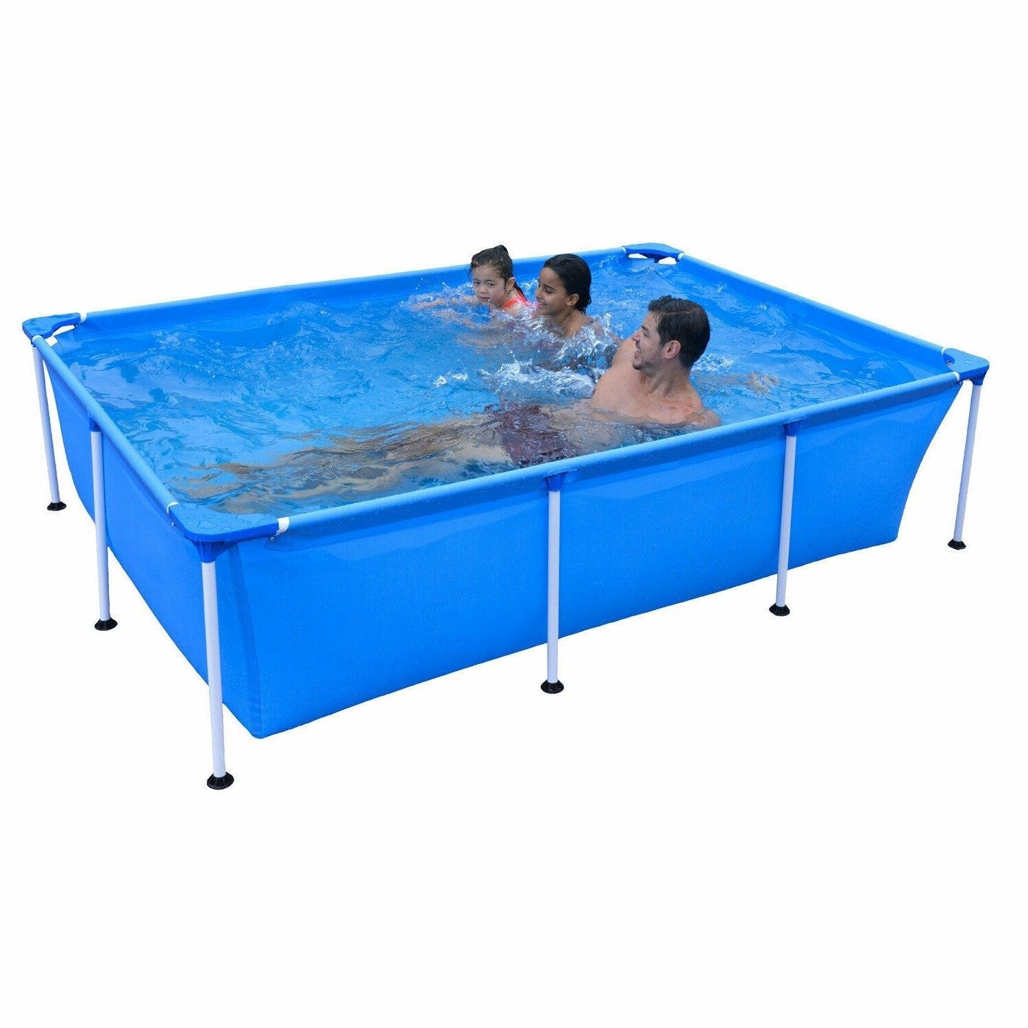 Large Outdoor Above Ground Rectangle Hard Sided Swimming Pool - Westfield Retailers