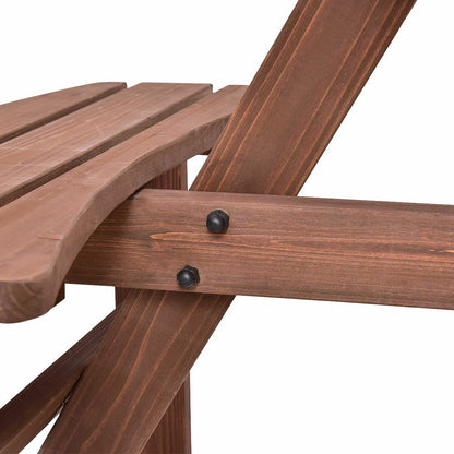 Premium Large Wooden Round Outdoor Patio Picnic Table - Westfield Retailers