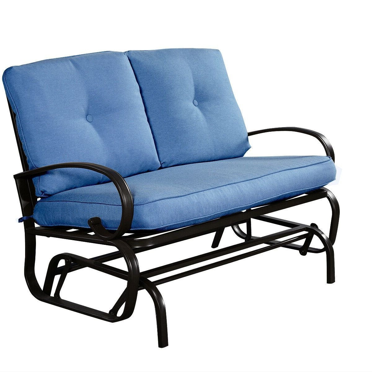 Large Spacious Outdoor Porch Glider Rocking Cushioned Bench - Westfield Retailers