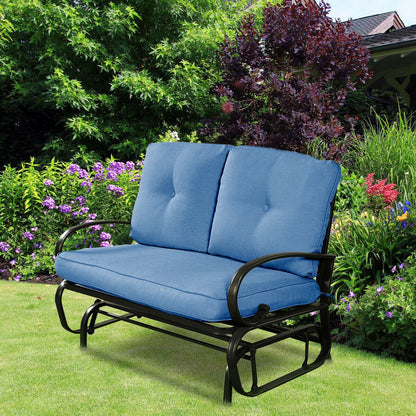 Large Spacious Outdoor Porch Glider Rocking Cushioned Bench - Westfield Retailers