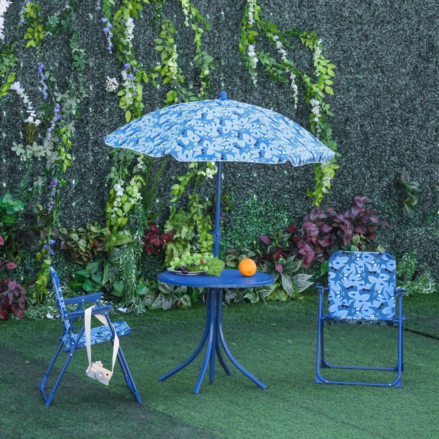 Kids Outdoor Picnic Bench Table Set With Umbrella - Westfield Retailers