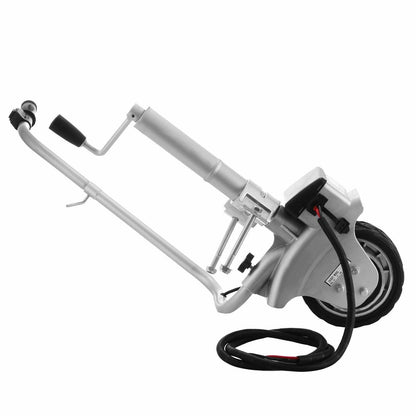 Motorized Bolt On Trailer Jack Caster Swivel Wheel 5000 Lbs - Westfield Retailers