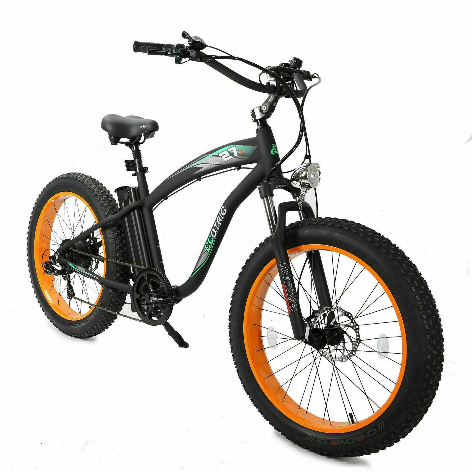 Premium Electric Big Fat Tire Beach Cruiser Bike 1000W - Westfield Retailers