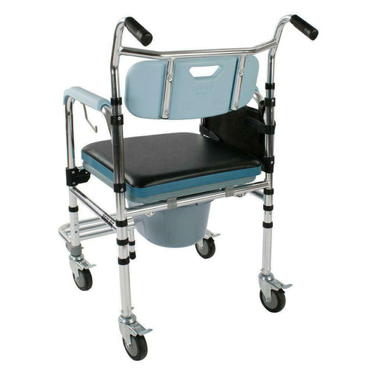 Heavy Duty Rolling Shower Elderly Bath Wheel Chair - Westfield Retailers