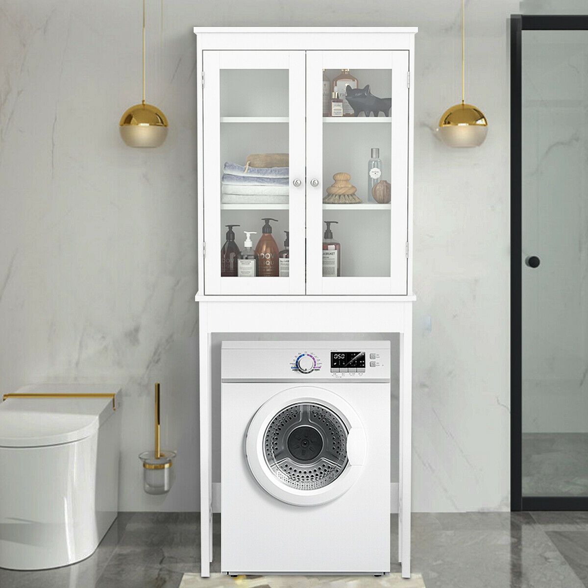 Spacious Over The Toilet Bathroom Space Saver Storage Cabinet - Westfield Retailers