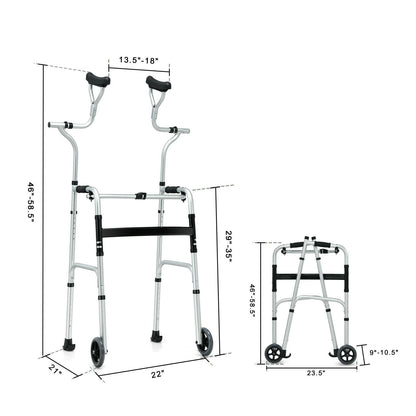 Full Body Support Upright Standup Senior Straight Walker - Westfield Retailers