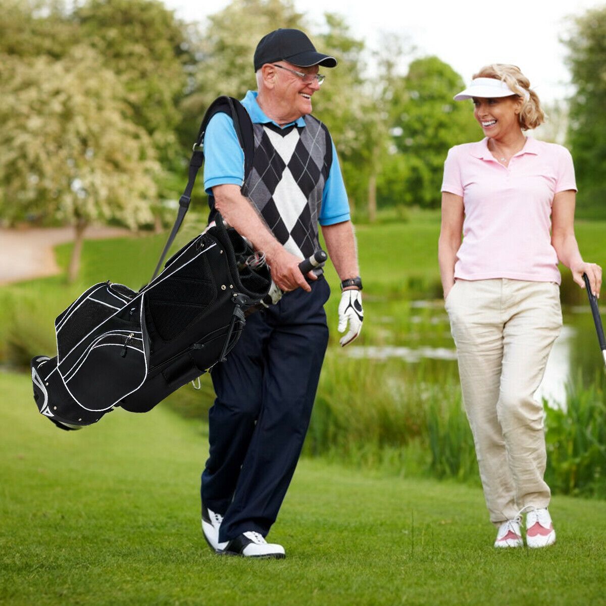 Large Spacious Lightweight Golf Stand Carry Bag - Westfield Retailers