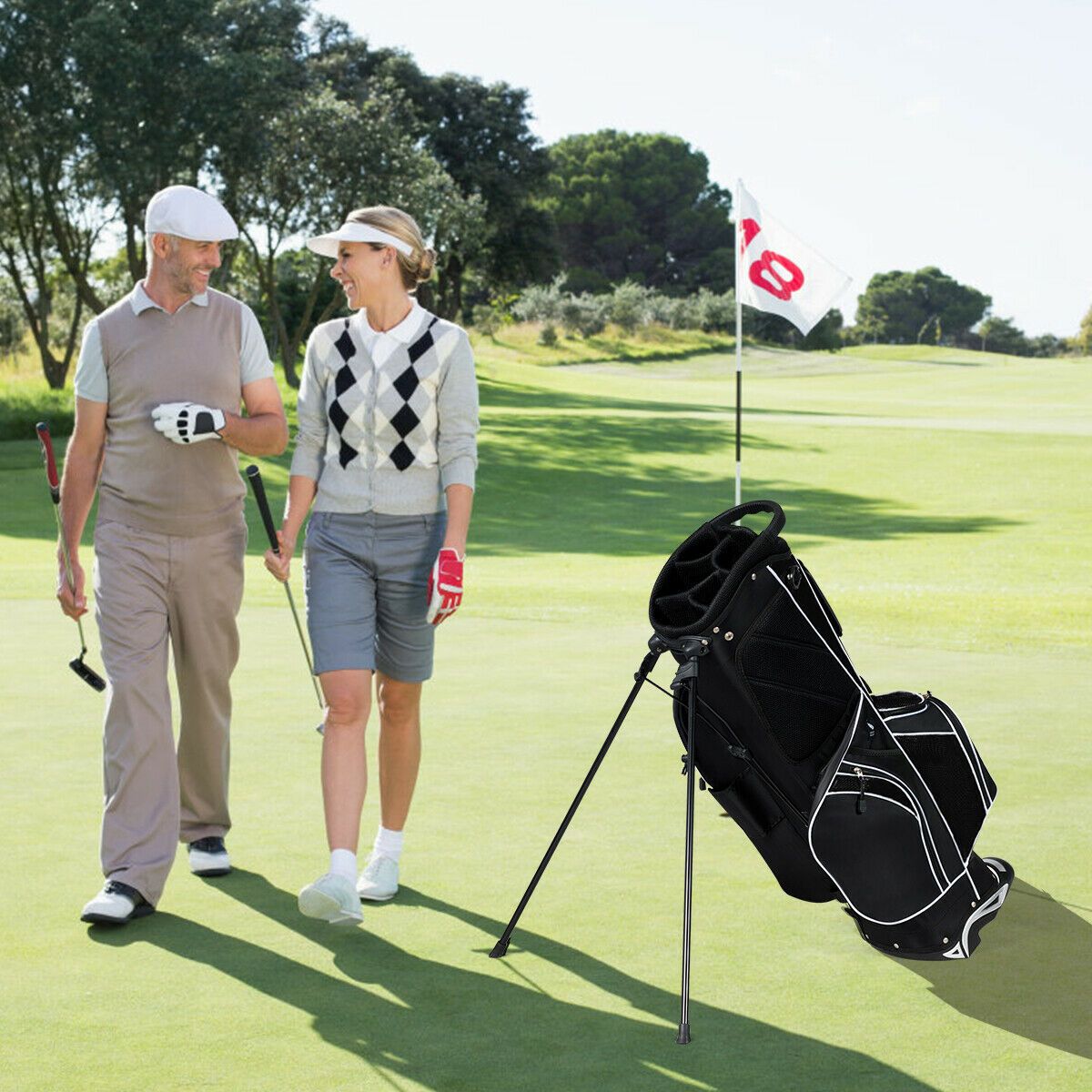 Large Spacious Lightweight Golf Stand Carry Bag - Westfield Retailers