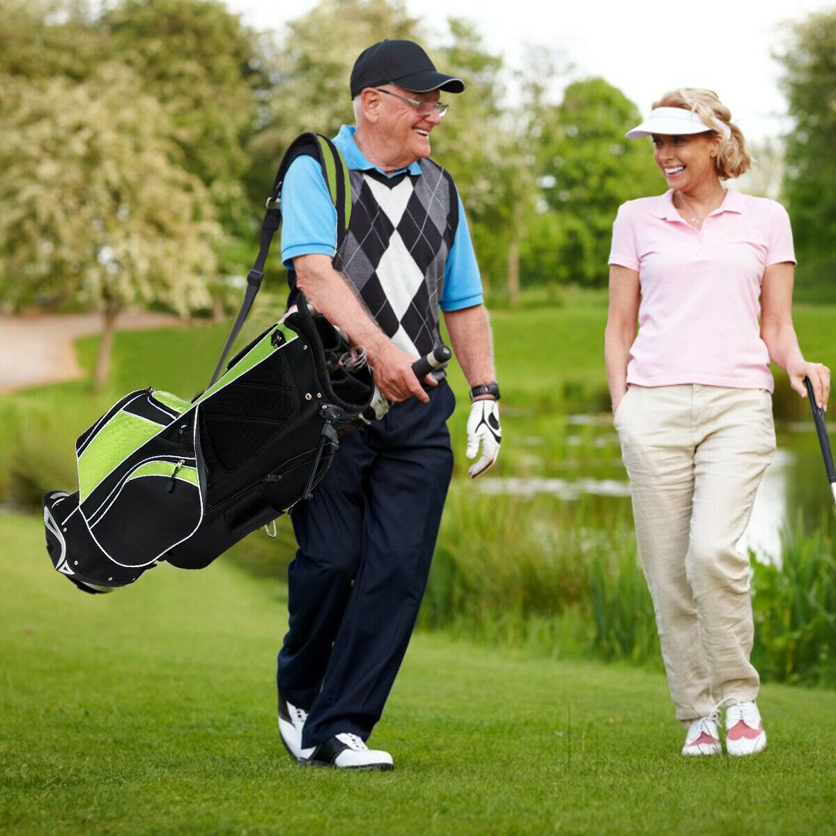 Large Spacious Lightweight Golf Stand Carry Bag - Westfield Retailers