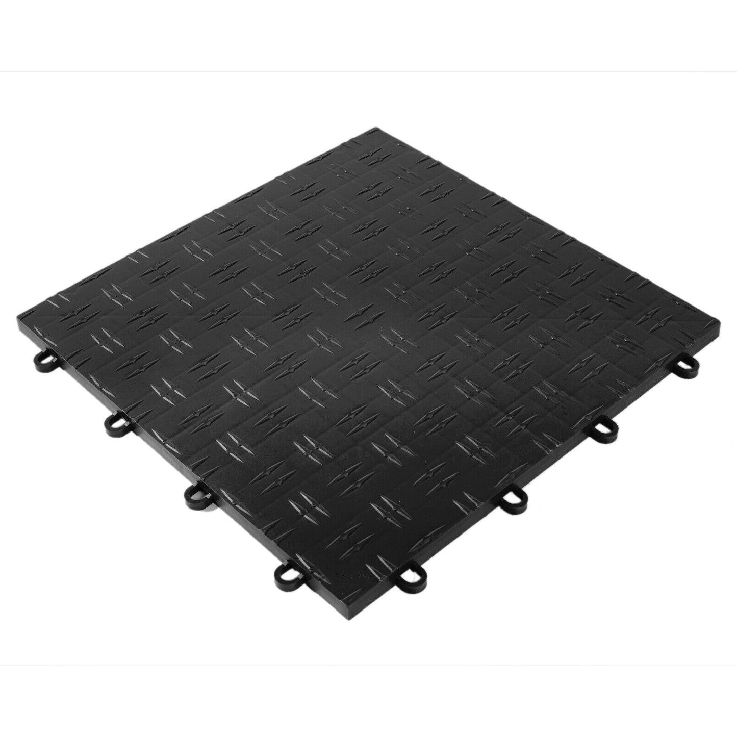 Large Interlocking Garage Flooring Mat Tile Set 50 Pcs - Westfield Retailers