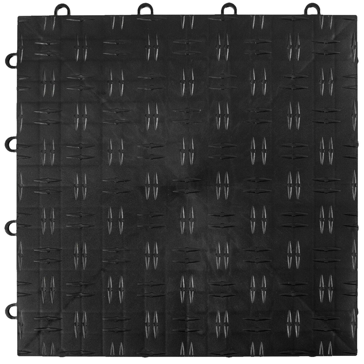 Large Interlocking Garage Flooring Mat Tile Set 50 Pcs - Westfield Retailers