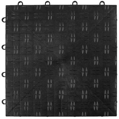 Large Interlocking Garage Flooring Mat Tile Set 50 Pcs - Westfield Retailers