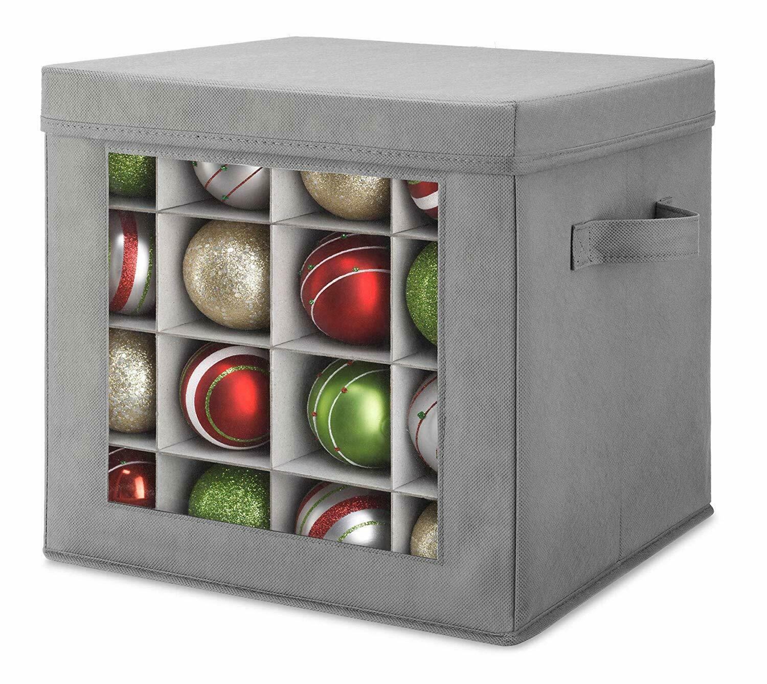 Large Christmas Ornament Storage Container Box 12" - Westfield Retailers