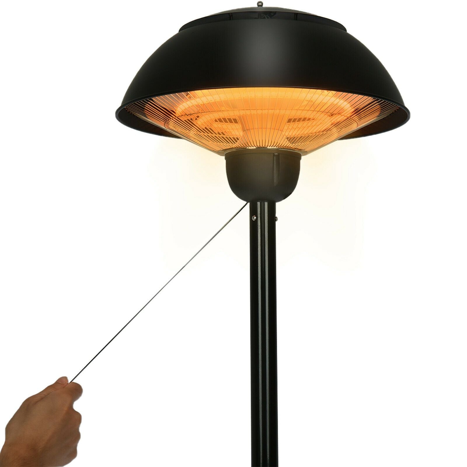 Outdoor Freestanding Portable Electric Infrared Patio Heater 1500W - Westfield Retailers