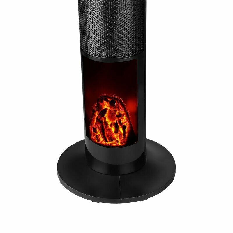 Free Standing Indoor / Outdoor Electric Space Tower Patio Heater With Thermostat - Westfield Retailers