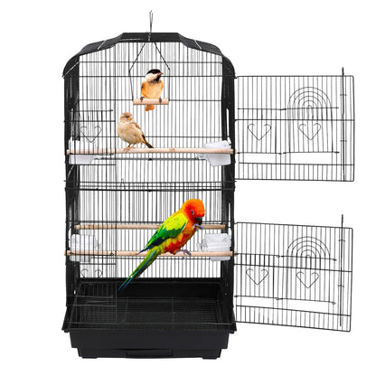 Rolling Bird Cage - Large Love Bird Cage with Stand 59'' - Westfield Retailers