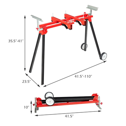 Heavy Duty Portable Rolling Mobile Miter Saw Table Stand 300 lbs - Westfield Retailers