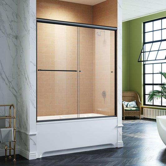 Semi Frameless Sliding Bathtub Glass Shower Door - Westfield Retailers