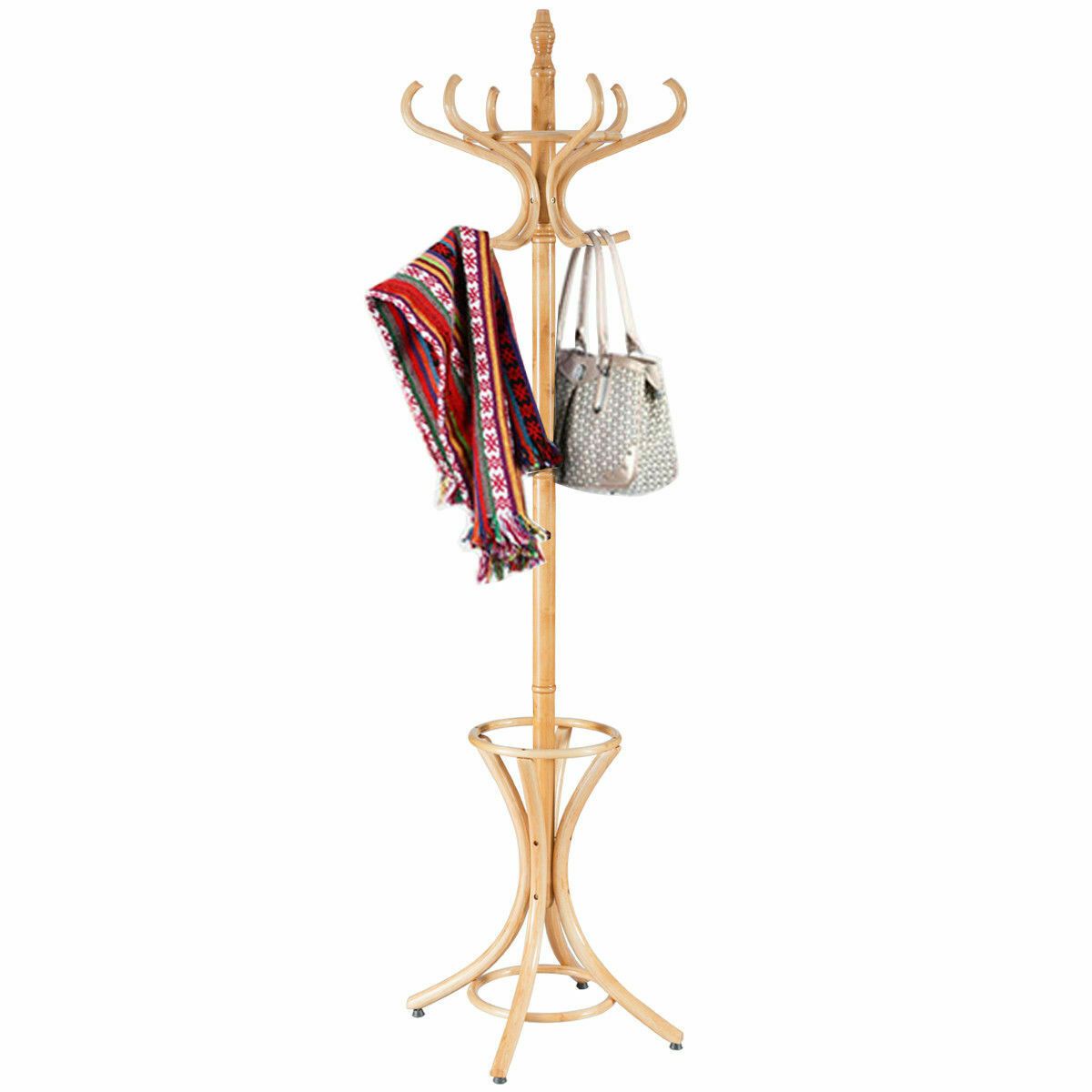 Premium Free Standing Modern Entryway Coat Tree Hanger Rack Stand - Westfield Retailers