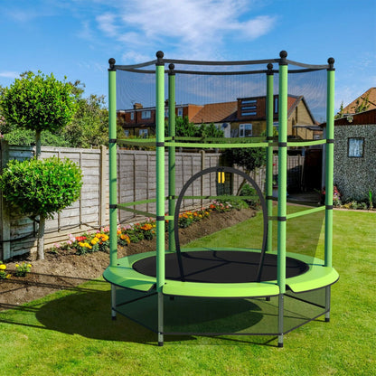 Kids Safe Backyard Indoor / Outdoor Jumping Trampoline Enclosure 55" - Westfield Retailers