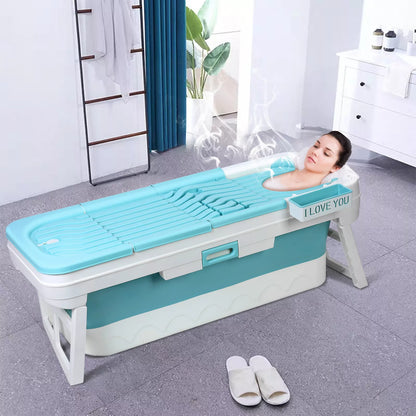 Portable Adult Foldable Bathtub Collapsible Stand Alone Spa