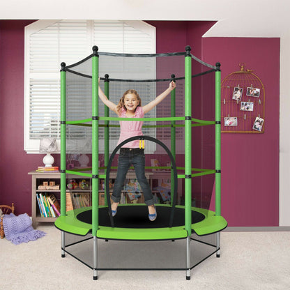 Kids Safe Backyard Indoor / Outdoor Jumping Trampoline Enclosure 55" - Westfield Retailers