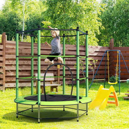 Kids Safe Backyard Indoor / Outdoor Jumping Trampoline Enclosure 55" - Westfield Retailers