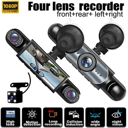 HD Night Vision Dash Cam  With Adjustable Lens