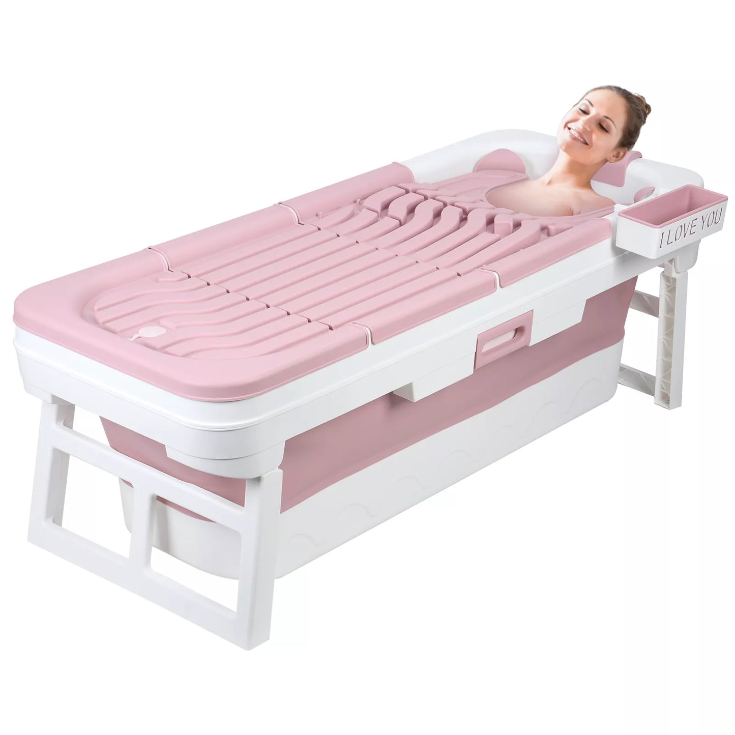 Portable Adult Foldable Bathtub Collapsible Stand Alone Spa