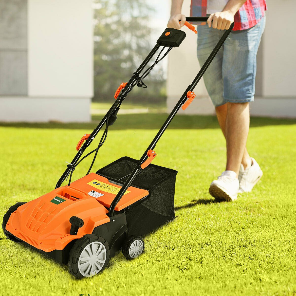 Heavy Duty Electric Lawn Power Grass Dethatcher 13" - Westfield Retailers