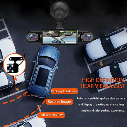 HD Night Vision Dash Cam  With Adjustable Lens